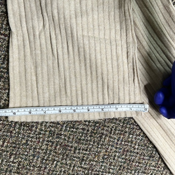 Blashe ribbed pants, women’s size medium, beige, new with tags - Picture 8 of 12